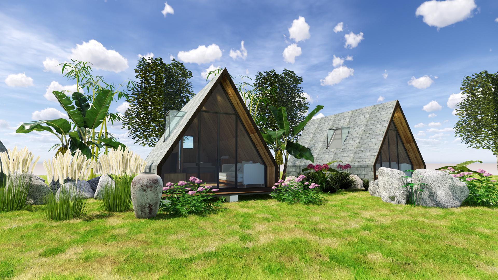 homestay nhà gỗ di động