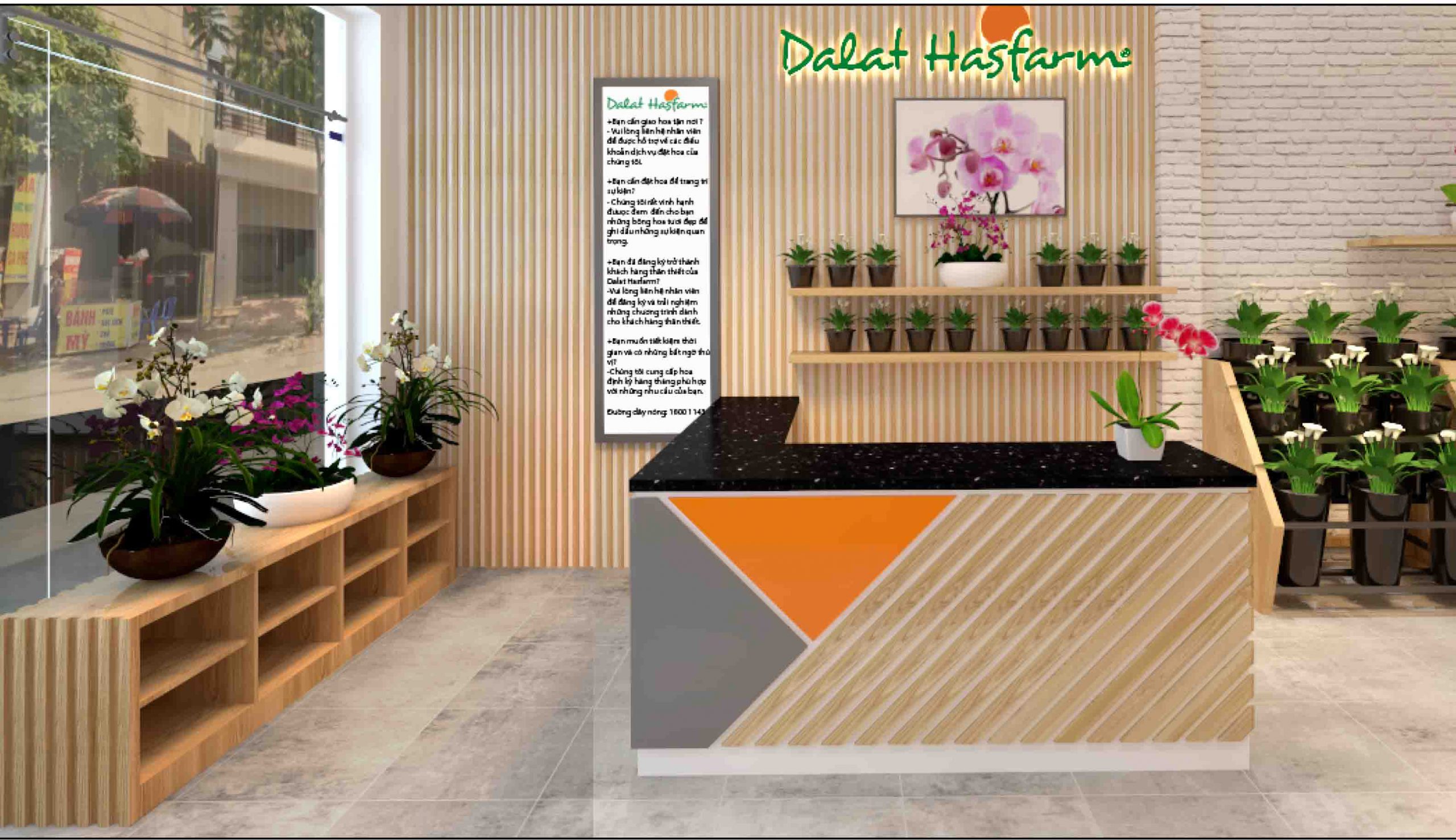 thiết kế nội thất showroom