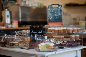 mô hình thi công quán cafe