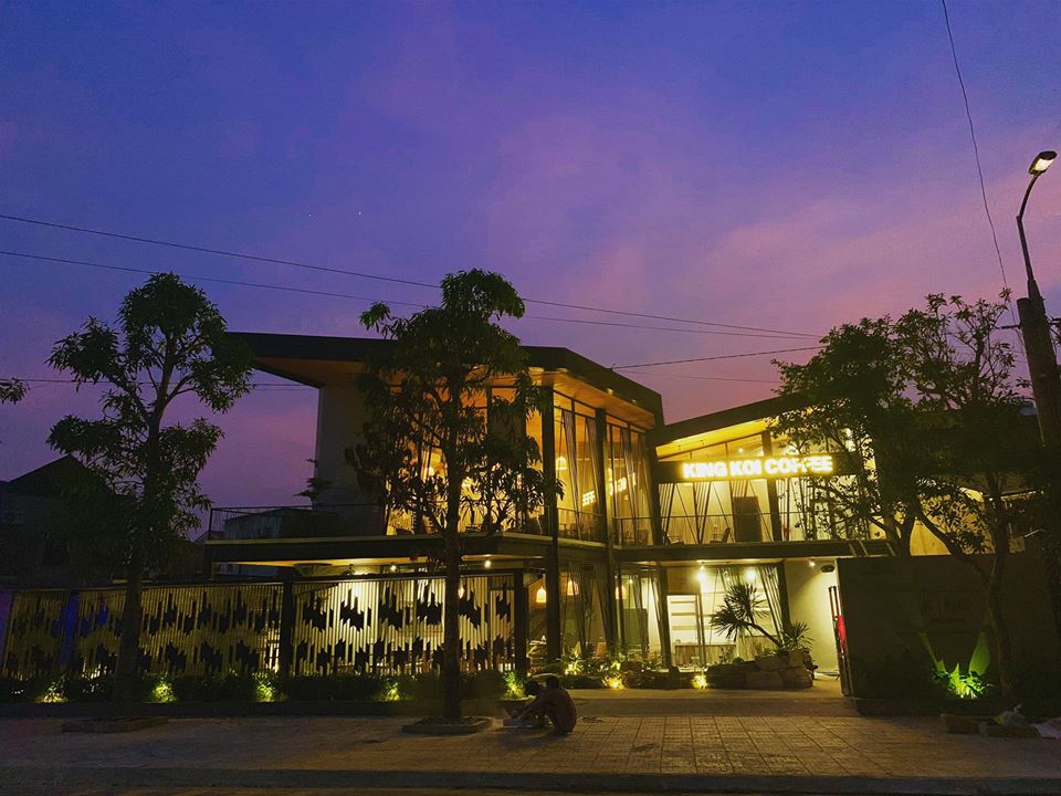 thiết kế quán cafe