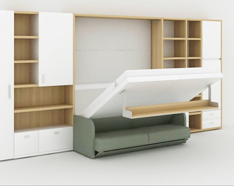 giường gỗ thông minh